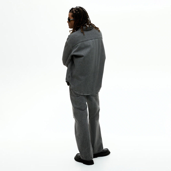 Oversized-Fit Denim Shirt