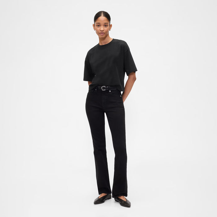 Oversized Cropped Crewneck T-Shirt
