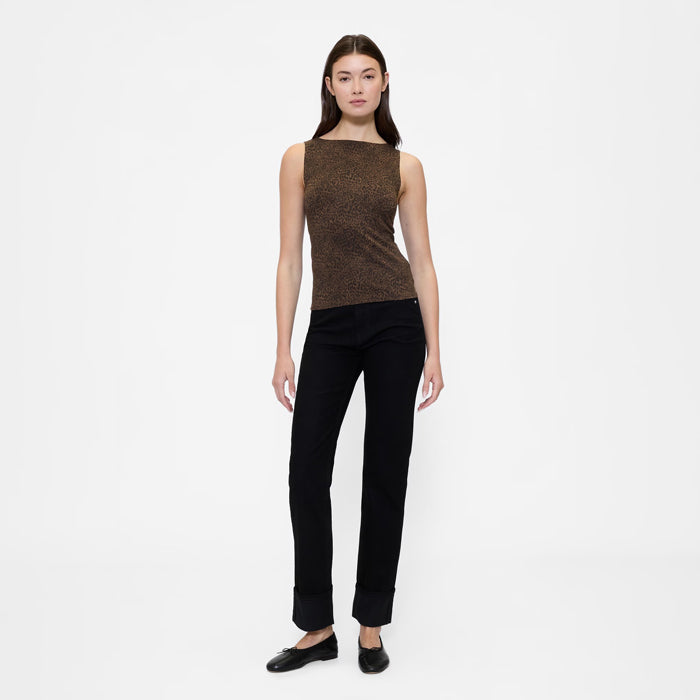 Oversized Cropped Crewneck T-Shirt
