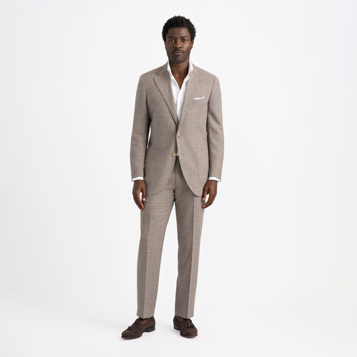 The Linen Blend Mercer Suit in Loro Piana Fabric