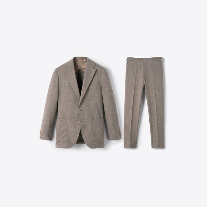 The Linen Blend Mercer Suit in Loro Piana Fabric