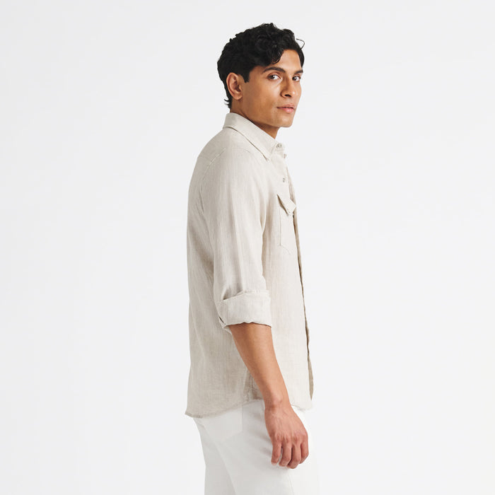The Baird McNutt Irish Linen Western Shirt