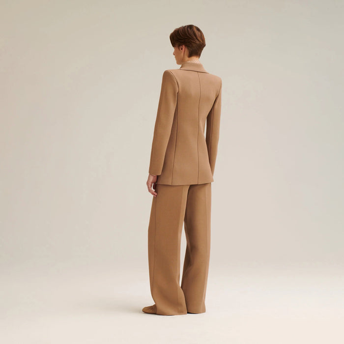 Crepe Knit Tailored Blazer