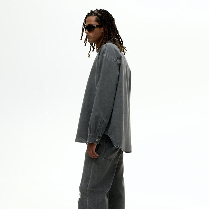 Oversized-Fit Denim Shirt